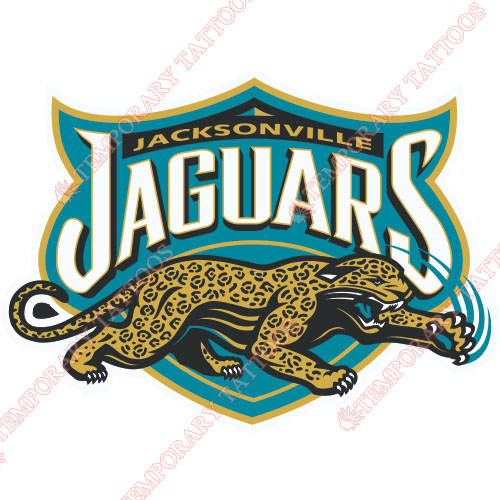 Jacksonville Jaguars Customize Temporary Tattoos Stickers NO.551